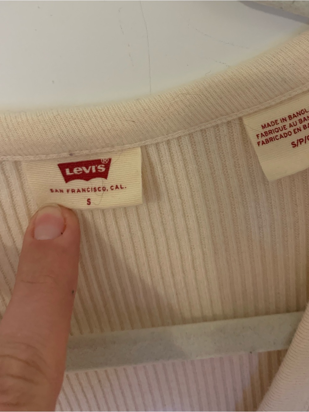 American Eagle Off-white Cropped Button-up Cardigan - Picture 3 of 7